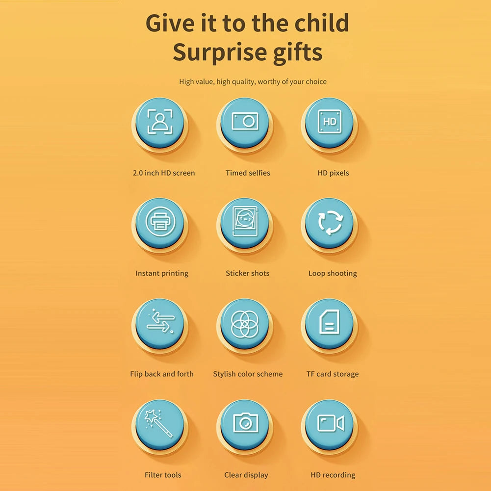 Kids Instant Print Camera