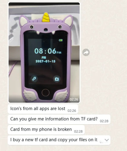 Unicorn Touch Phone for Kids