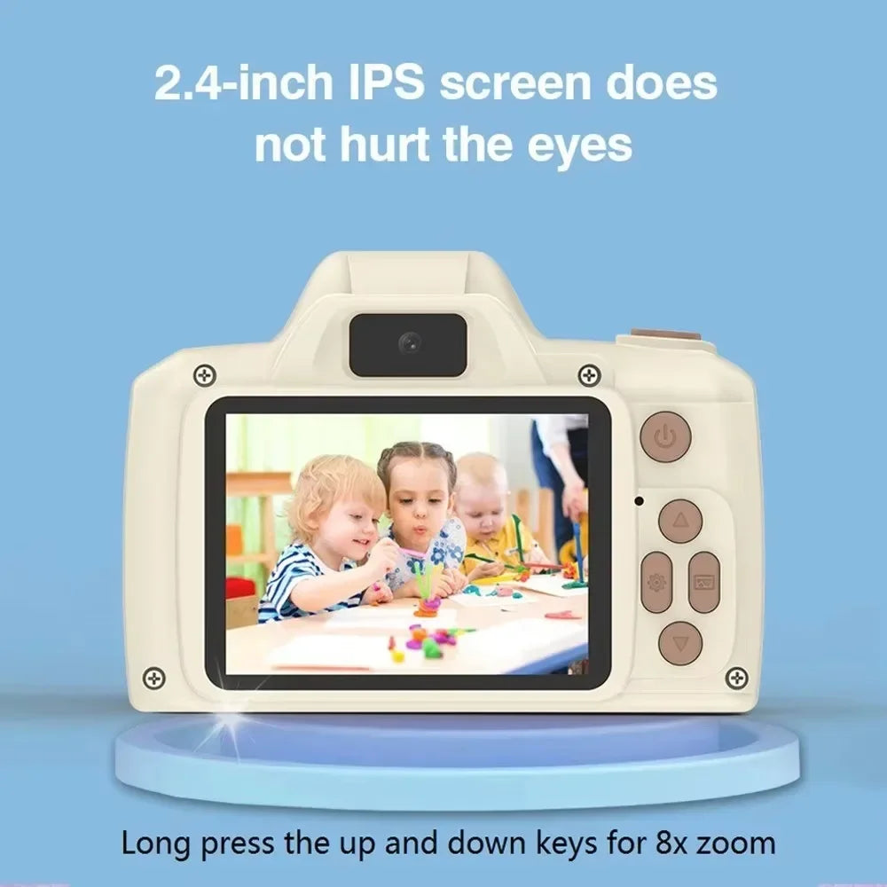 Kids Cartoon Long Lens Camera
