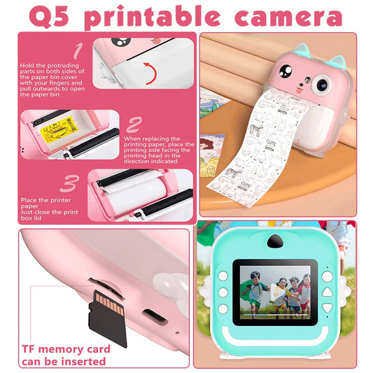 Children’s 1080P HD Instant Print Camera