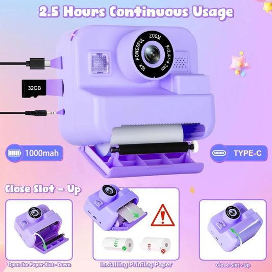 Snap & Print Kids Camera