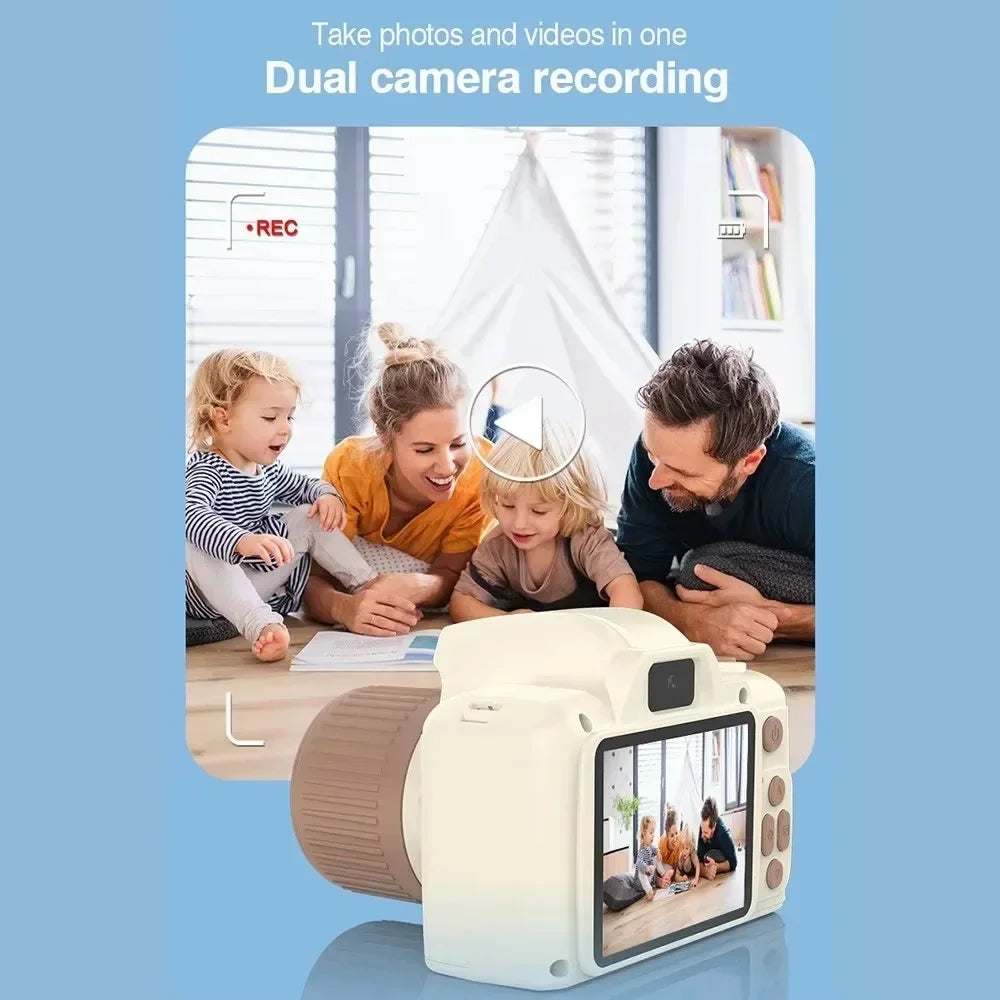 Kids Cartoon Long Lens Camera